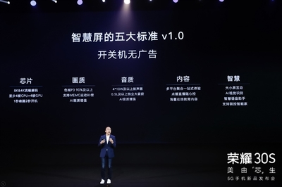 趙明 榮耀智慧屏將推動“開關機無廣告”成行業新標準